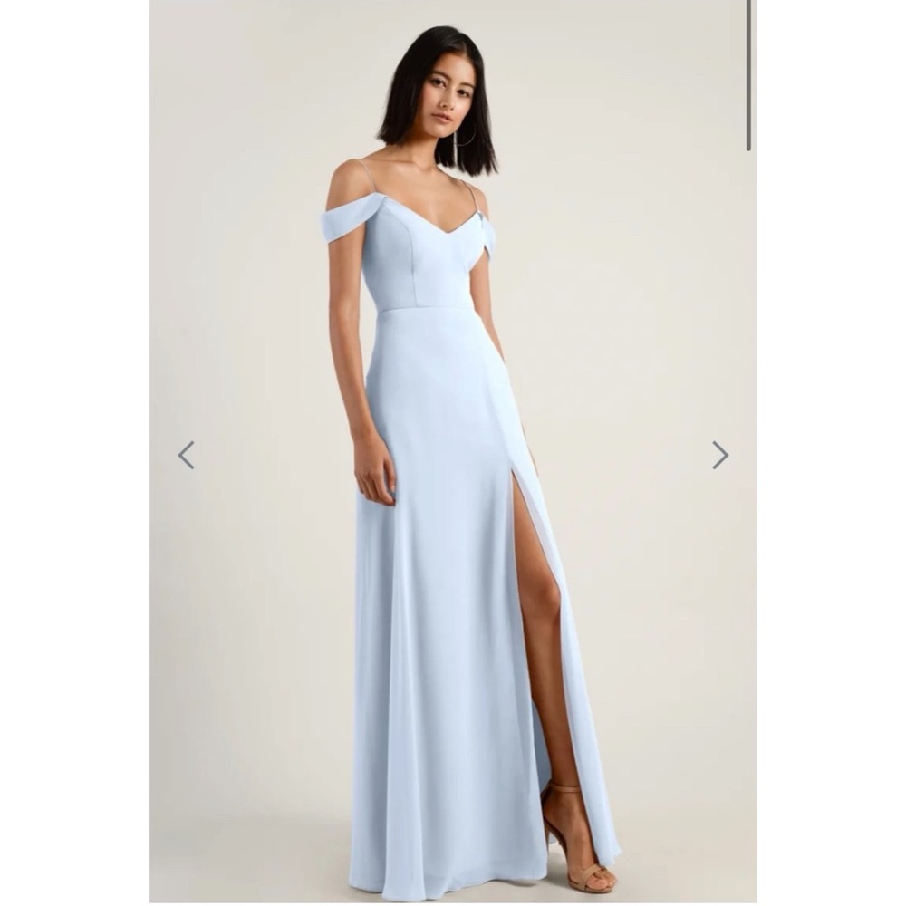 Jenny Yoo Priya Whisper Blue Dress